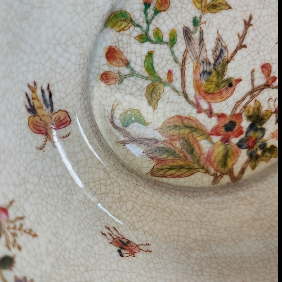 Vintage Hua Ping Tang Zhi Hand Painted Porcelain Bowl Signed and Numbered - Picture 6 of 11